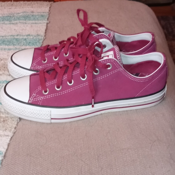 Converse cons rose red skate shoe - Picture 2 of 4